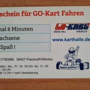 Gutschein Erwachsener Rabatt-Paket 10 Fahrten a' 8 Min