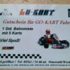 Gutschein 1h Bahnmiete 5 Karts