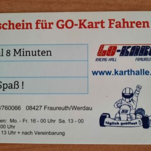 Gutschein Kind Rabatt-Paket 3 Fahrten a' 8 Min